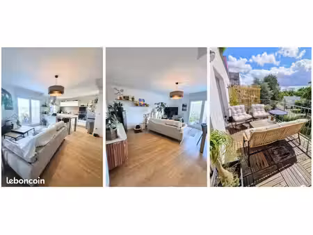 location meublée - t3 de 62m² avec terrasse- nantes le cardo