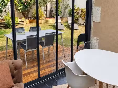 maison meublée de caractère - jardin sud - véranda - garage - victor hugo