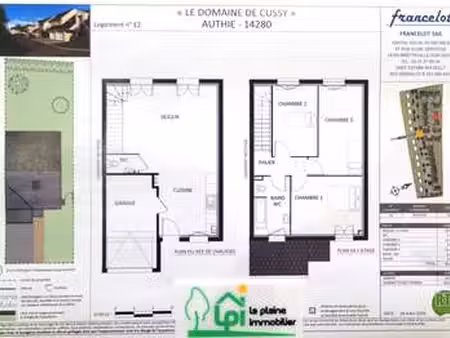 vente maison à authie (14280) : à vendre / 80m² authie