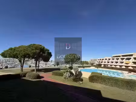 vente appartement 1 pièce 24.75 m² à le grau-du-roi (30240)  159 000 €