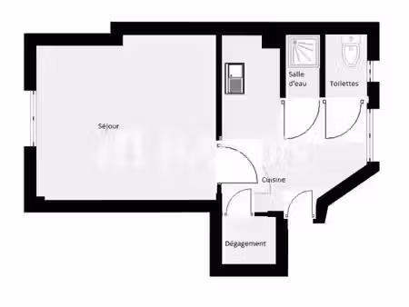 vente appartement 1 pièce 23 m² à paris 17ème (75017)  252 000 €