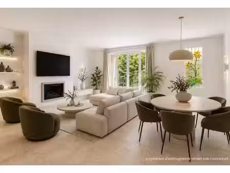 neuilly sur seine - pasteur - 120 m2 - 3 chambres - balcon