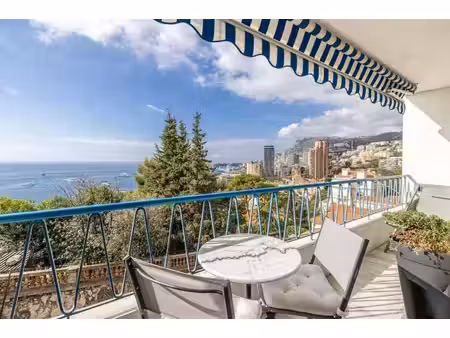 aux portes de monaco 3 pièces terrasse vue mer panoramique garage cave