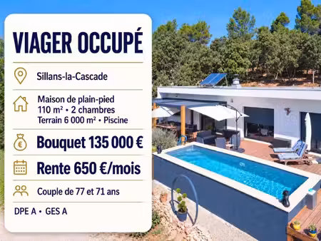 maison sillans-la-cascade - 2 chambres