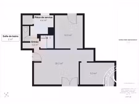 vente appartement 3 pièces 52 m² à orly (94310)  152 000 €