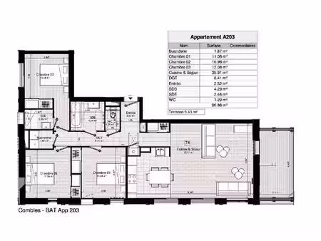 appartement de luxe 3 chambres en vente à morillon  auvergne-rhône-alpes