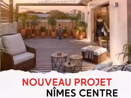 vente appartement 2 pièces 41 m² nîmes (30000)