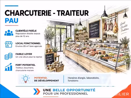 vente locaux professionnels 0 pièces 85 m² à pau (64000)  89 600 €