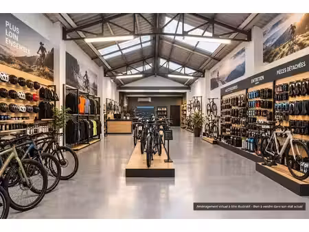 quartier place du miroir - rez commercial loué a vendre