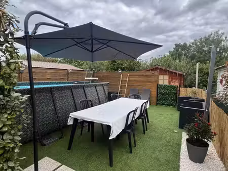 maison t3 avec jardin et piscine