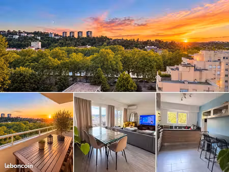 lyon 4ème / t4 105 m² – vue saône – terrasse – 559 000 (possibilité 2 garages en sus)