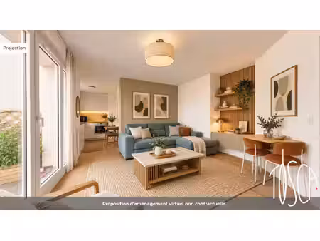 en exclusivite - centre ville de thiais - 2 pieces - 42m2 - terrasse - parking - cave