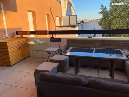 appartement meublé - 62m2 - saint barnabé/bois luzy