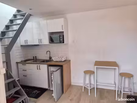 studio 15 m2+mezzanine 10m2+ terrasse pour 790 cc