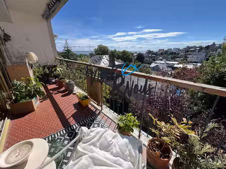 sainte-adresse appartement 3 pièces avec balcon terrasse et vue mer panoramique