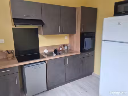 f2 47m2 avec garage  eau et chauffage compris