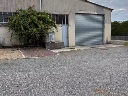 local professionnel 200 m² + terrain 1 000 m² – piste de lavage