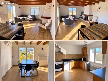 appartement 120 m² – 3 chambres + local pro en option – puycasquier