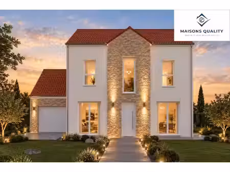 terrain avec maison neuf à vendre