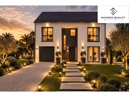 terrain avec maison neuf à vendre