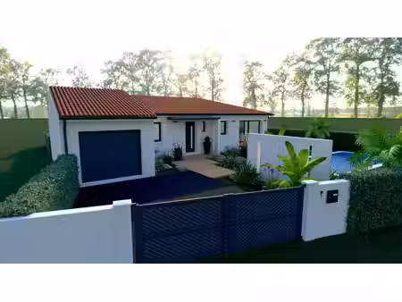 terrain avec maison neuf à vendre
