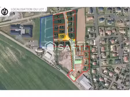 terrain constructible neuf à vendre