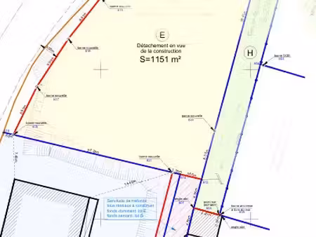 à vendre – terrain constructible 1 151 m² – châtillon-la-palud (01320)