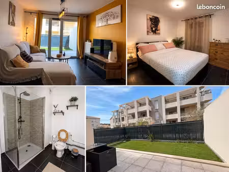 t2 43 m² avec jardin privatif + double garage – le castellet
