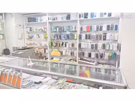cède fonds de commerce boutique téléphonie  informatique & réparation - 64m² prix : 80 000