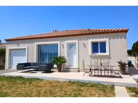 maison plain-pied 98 m² – terrain 607 m² – salles-d’aude