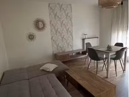 appartement t2 meublé 45 m² avec balcon et parking