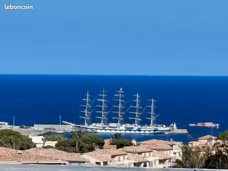 vente grand t2 refait à neuf l'île rousse résidence paolina très belle vue mer