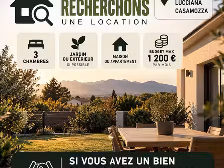 recherche location à l’année