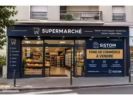 fonds de commerce 850 m² la courneuve