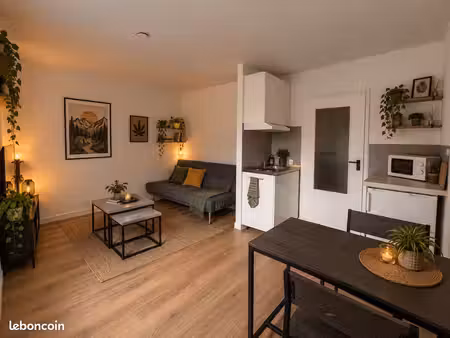 ? studio étudiant 21 m² — meublé neuf — calme + parking + tram ?