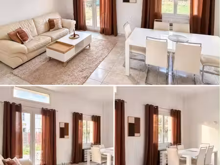 ? maison t4 meublée – 83 m² – 3 chambres – jardin – garage