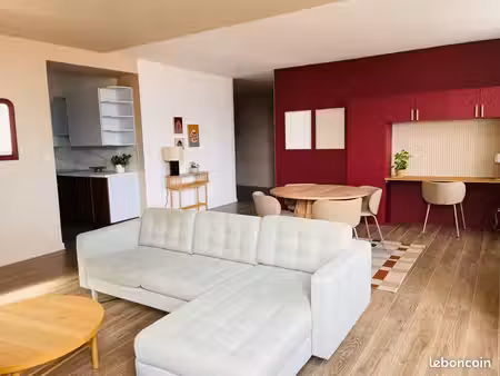élégant t2 meublé 70m2 - rue victor hugo - proche gare
