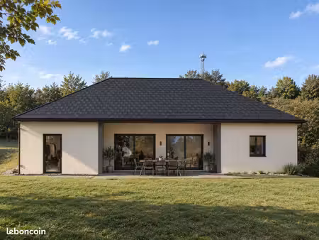 maison neuve bioclimatique ossature bois  à construire