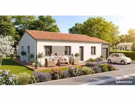 projet de construction d'une maison 90 m² avec terrain à les essards (17)