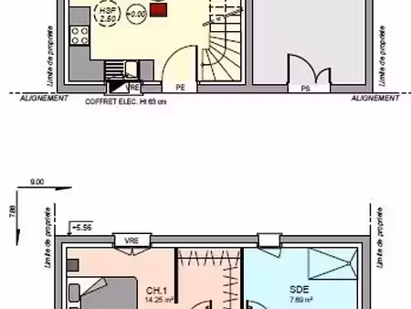 projet de construction d'une maison 92 m² avec terrain à villedoux (17)