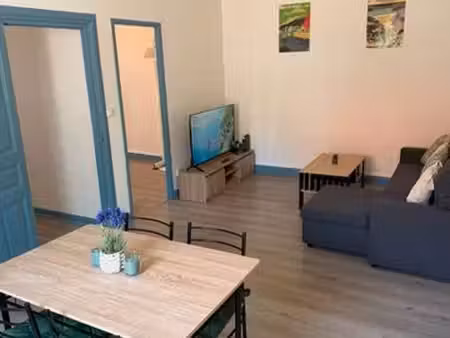 f3 meublé 73 m² rénové – centre-ville – bureau + billard