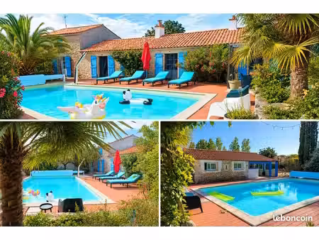 grande longère avec piscine (possibilité gîtes ou chambres d'hôtes)