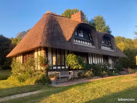 vends charmante chaumière - à 1h45 de paris - 45min de deauville -