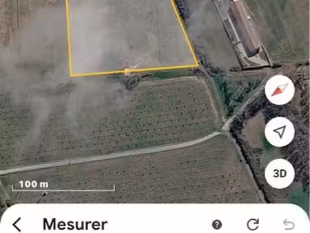 vends terrain agricole