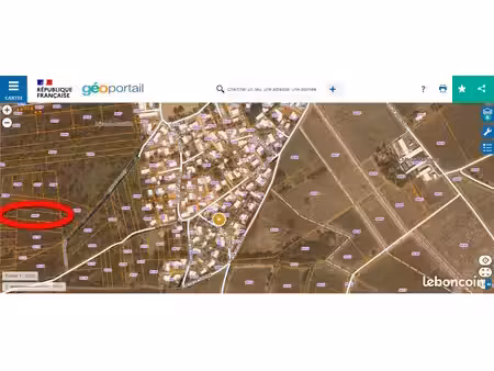terrain 2832m2