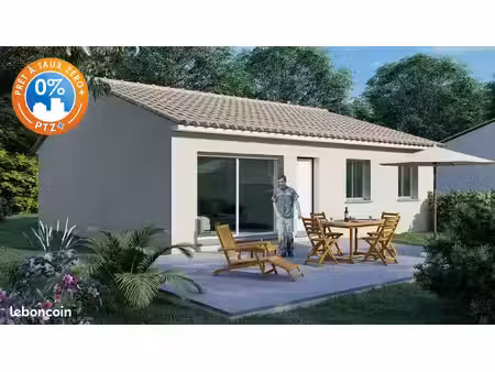 projet de construction d'une maison 51 m² avec terrain à marseillan (34)