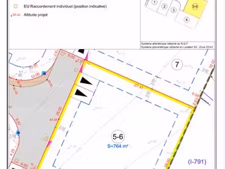 terrain constructible et divisible viabilisé