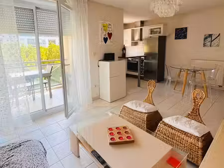 t2 lumineux avec balcon  garage et ascenseur – montpellier (port-marianne)