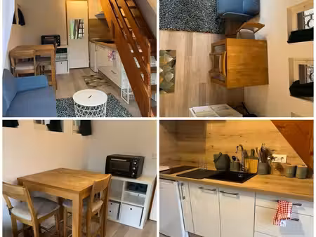 studio meublé rénové avec mezzanine et parking | 470 cc (eau  électricité  chauffage inclu