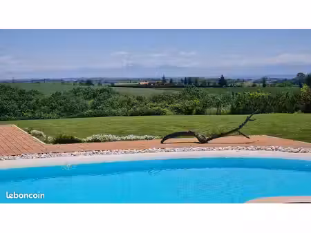 villa t7 rare et unique goyrans / clermont-le-fort - vue pyrénées  piscine californienne e